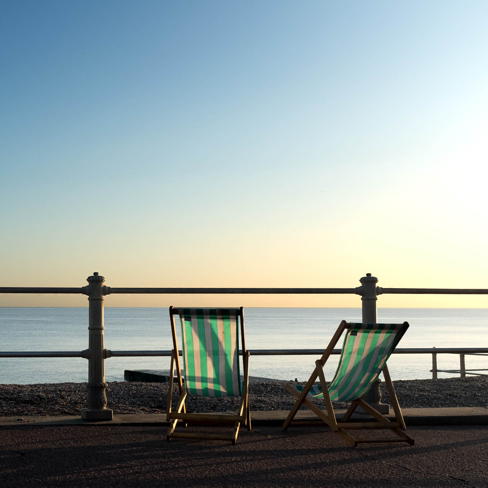 deckchair st leonards photo, photo clare hocter, valentine card
