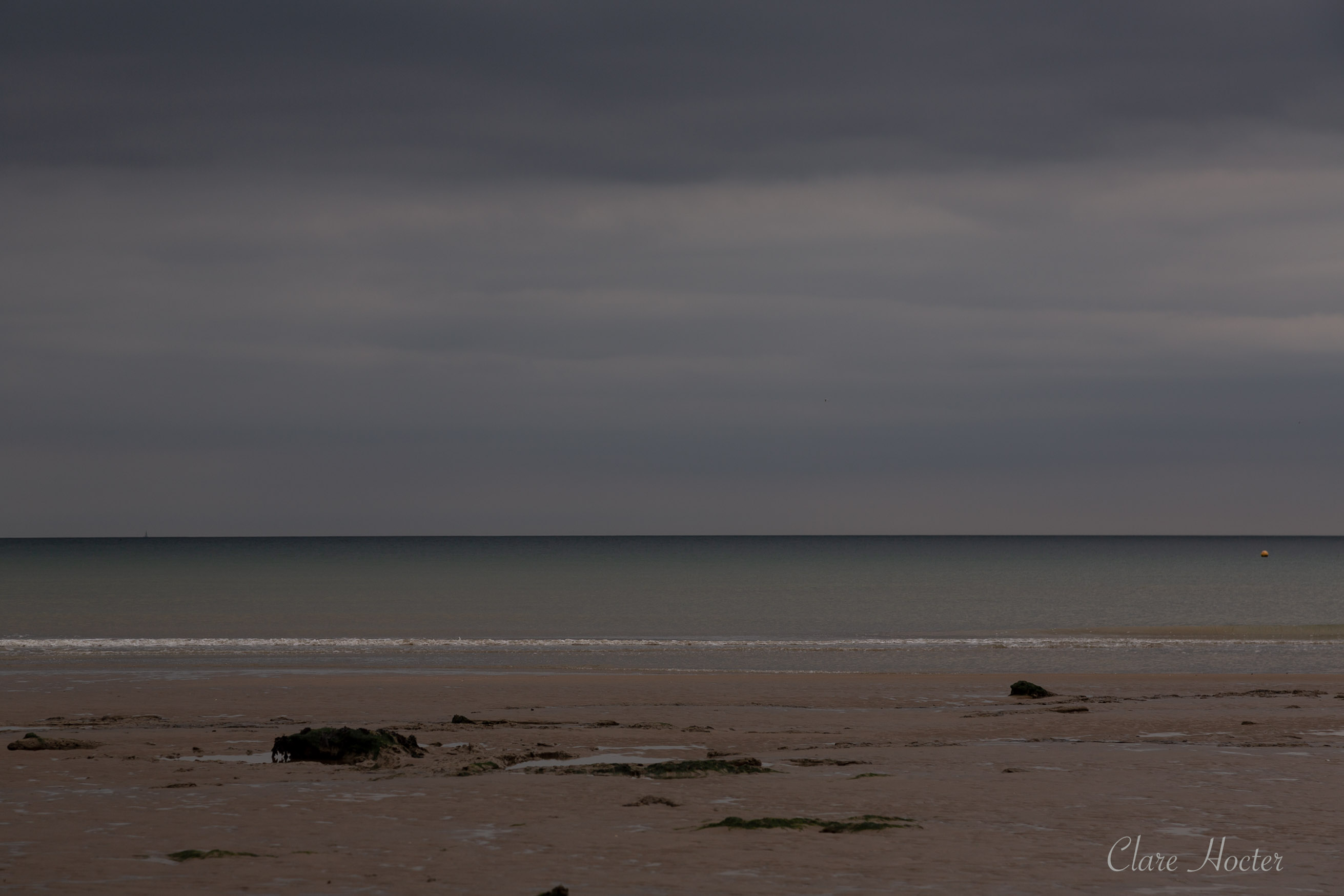 pett level beach at low tide, photograph, east sussex coast, clare hocter, photographer