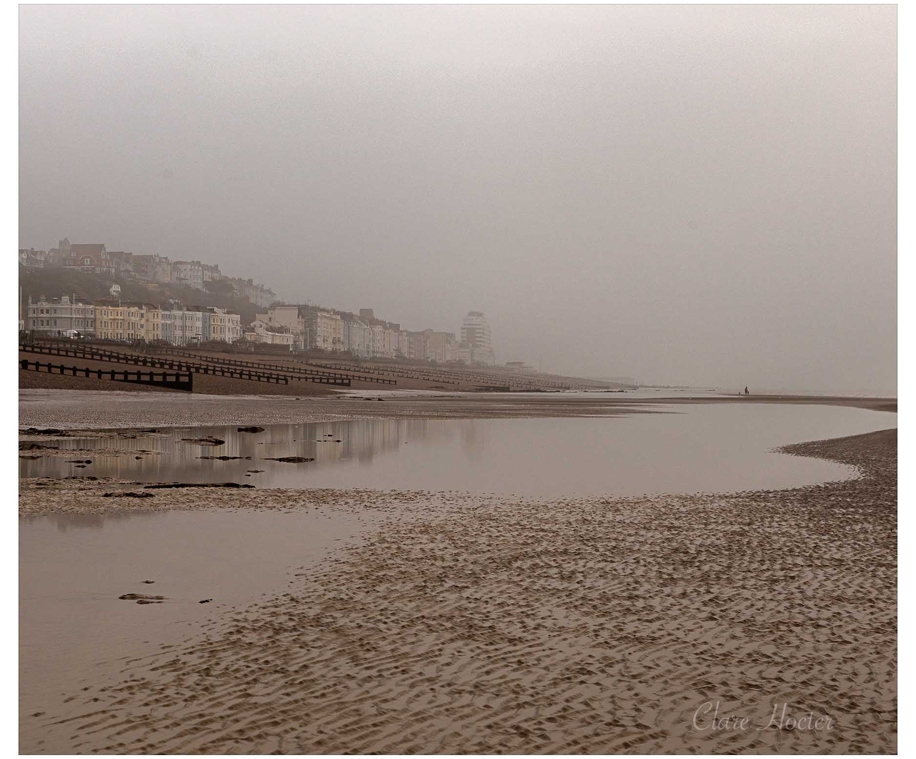 Low tide photo, st leonards on sea, coastal photo, coastal image, clare hocter, future-perfect